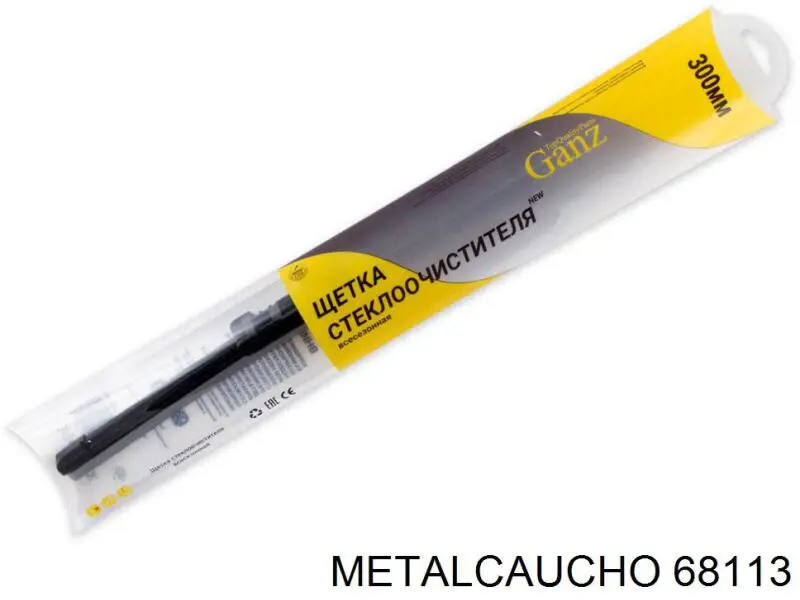Limpiaparabrisas traseros 68113 Metalcaucho