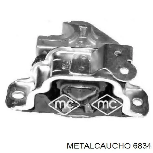 Comprar 6834 Metalcaucho Soporte de motor trasero