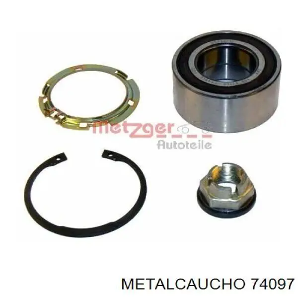 Cojinete de rueda delantero Metalcaucho 74097 precio, desde 26,92 EUR