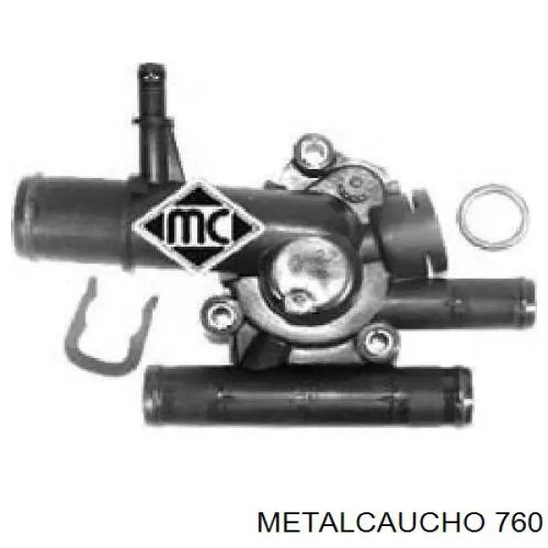 Comprar 00760 Metalcaucho Abrazadera del colector de escape