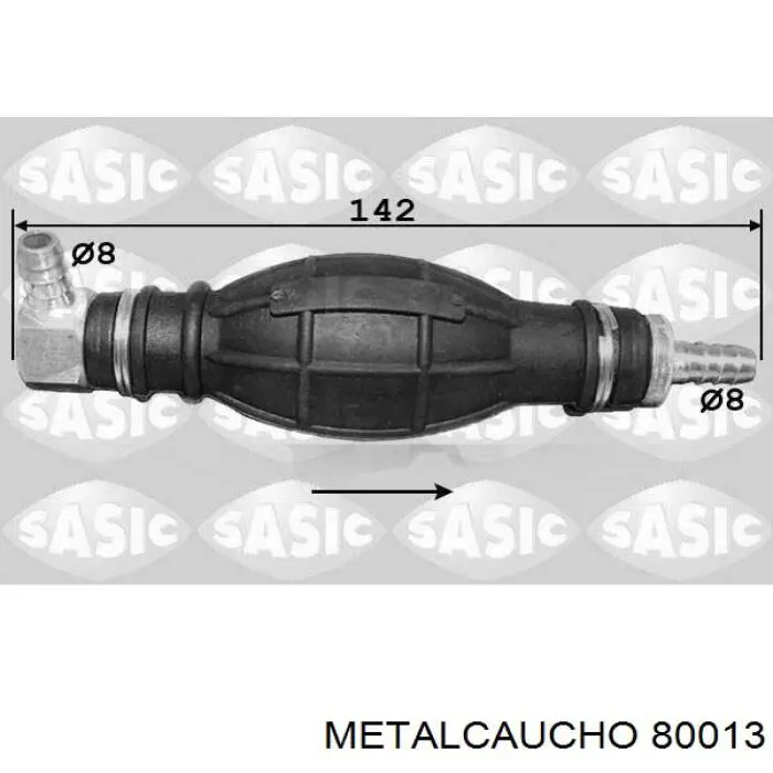 80013 Metalcaucho cable de embrague