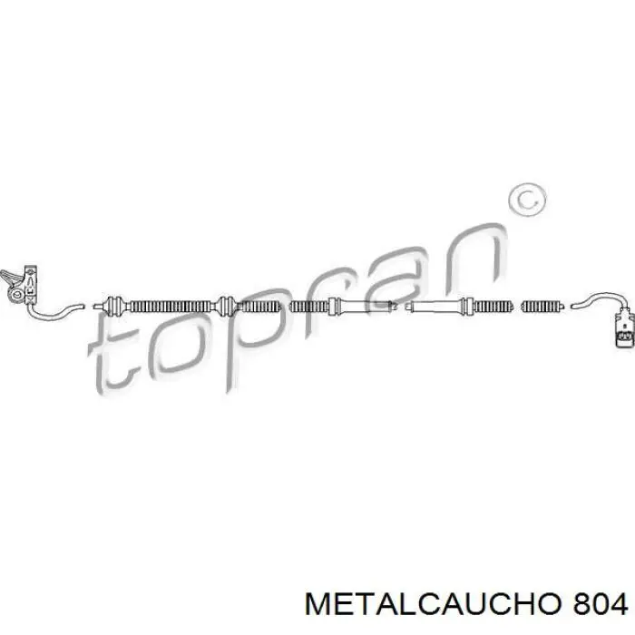 804 Metalcaucho silentblock de suspensión delantero inferior