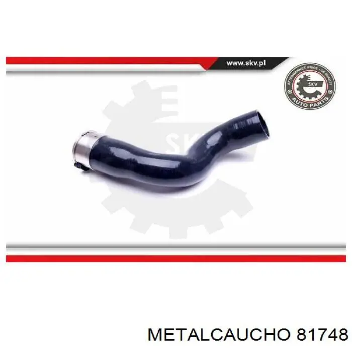 81748 Metalcaucho Cable de freno de mano trasero derecho/izquierdo