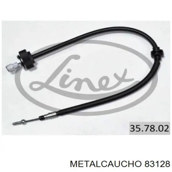 83128 Metalcaucho cable de freno de mano trasero derecho/izquierdo