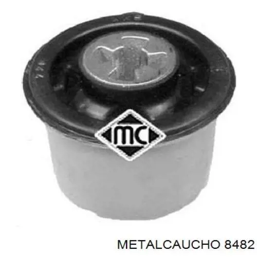 8482 Metalcaucho Manguera doble del radiador de la calefacción