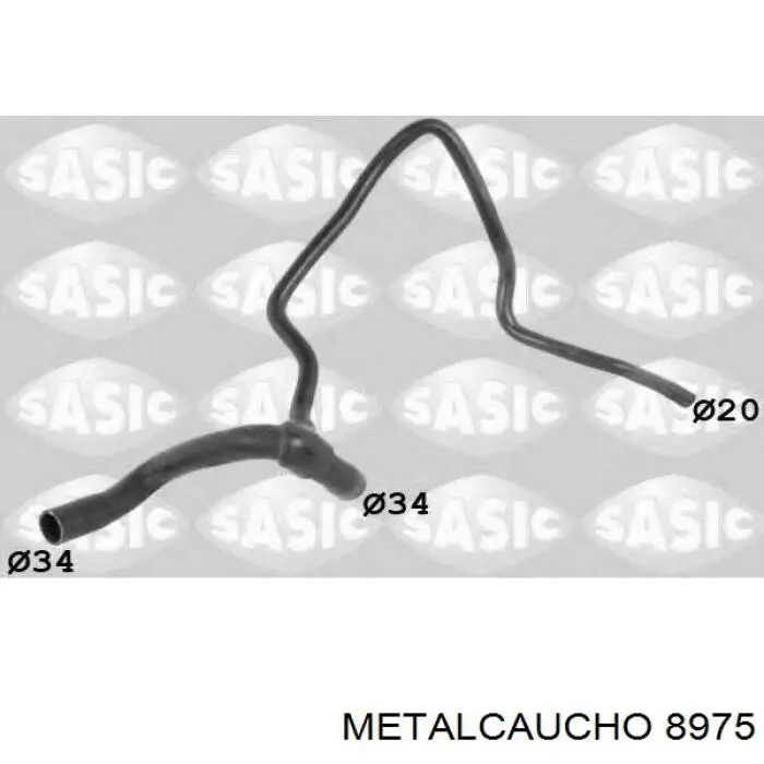 481079 Cautex Manguera inferior del radiador