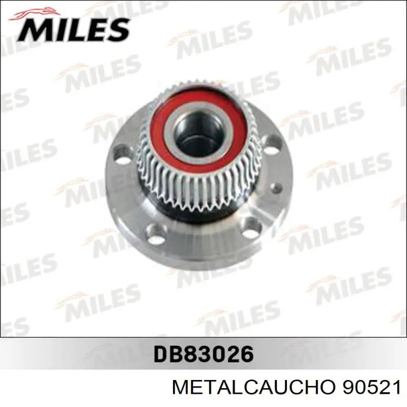 Cubo de rueda trasero 90521 Metalcaucho