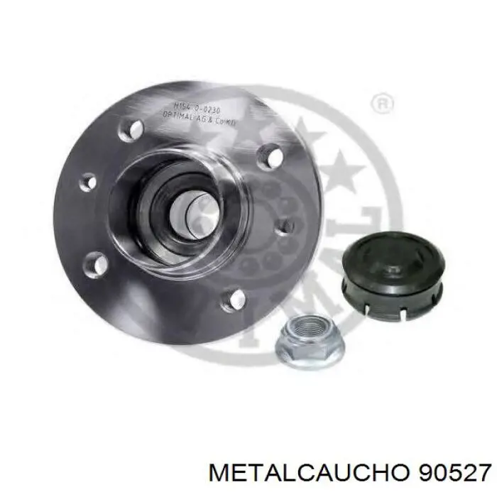 90527 Metalcaucho Buje de rueda trasero
