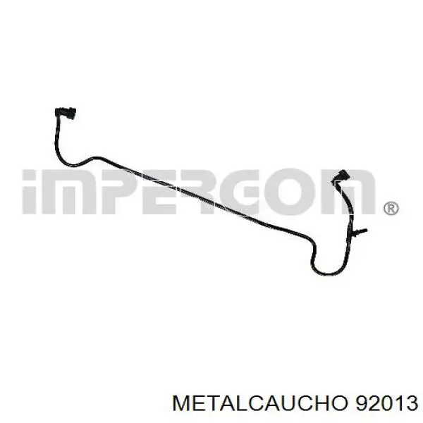 92013 Metalcaucho tubo de combustible, filtro hasta la bomba