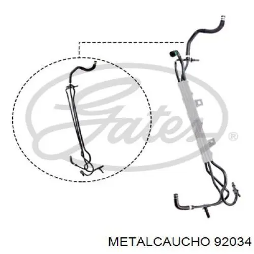 Juego de tuberías de combustible Metalcaucho 92034 precio, desde 51,84 EUR