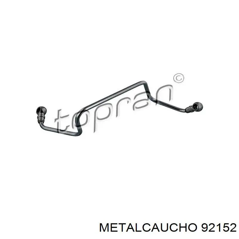 Tubo de suministro de aceite a la turbina 92152 Metalcaucho