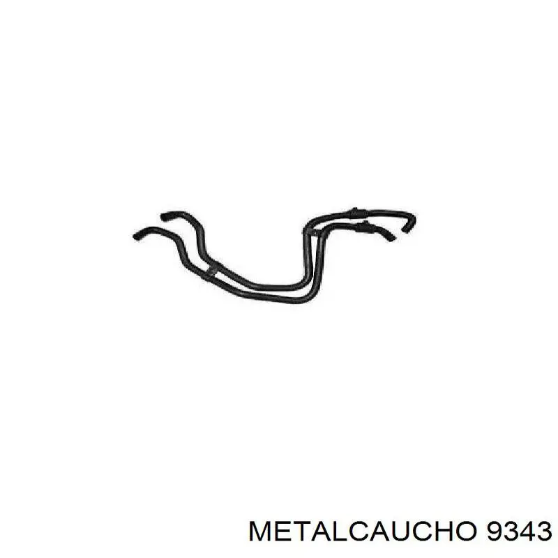 9343 Metalcaucho manguera (conducto del sistema de refrigeración)