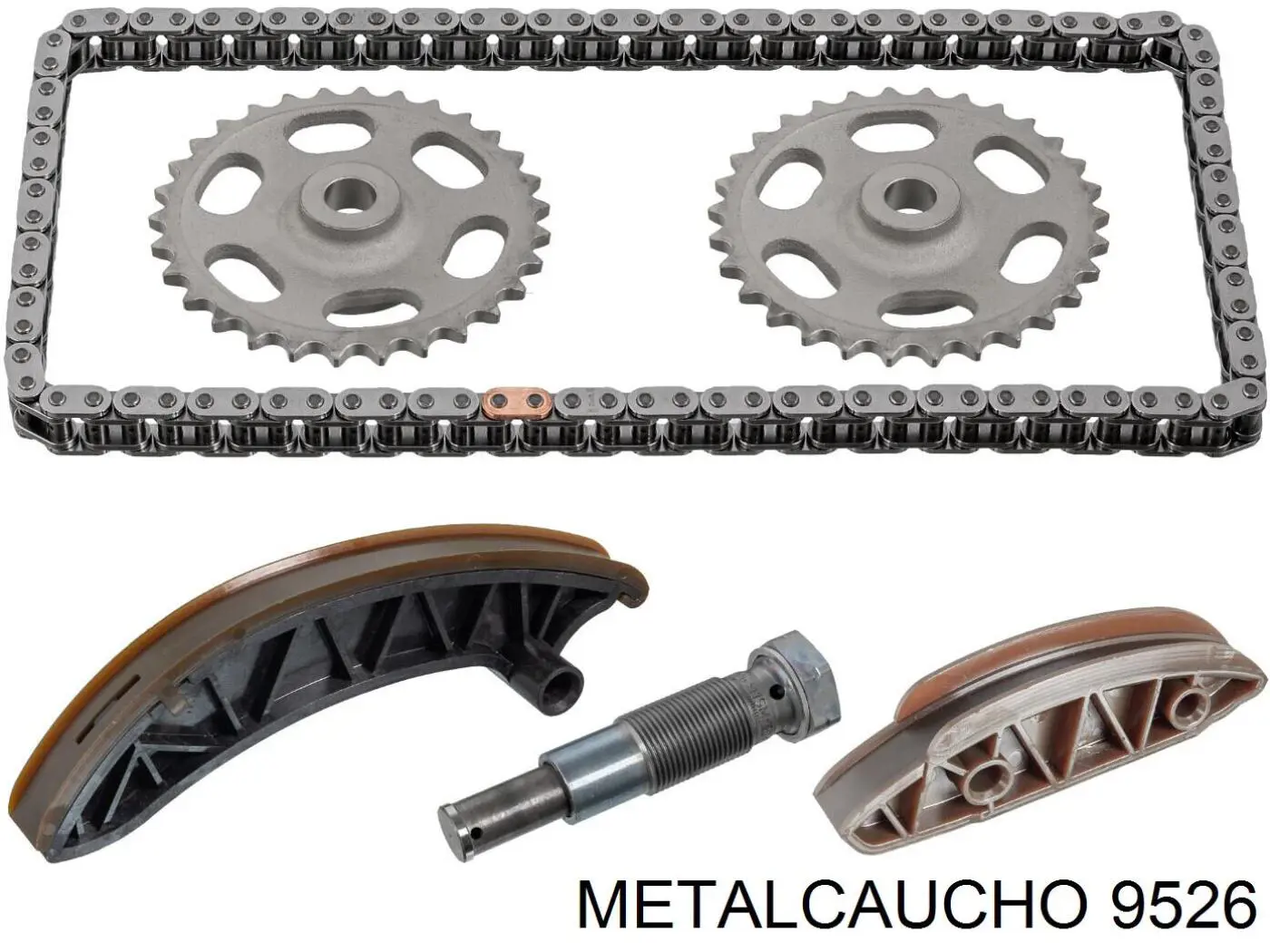 9526 Metalcaucho Manguera superior del radiador