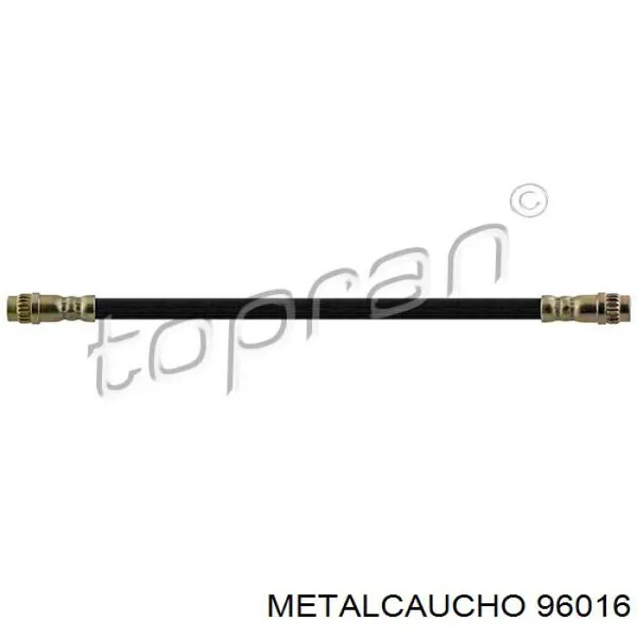 96016 Metalcaucho latiguillo de freno trasero