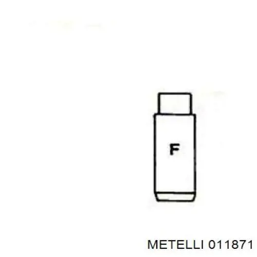 011871 Metelli Guía de válvulas