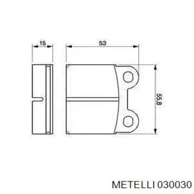 Arandela de ajuste 030030 Metelli