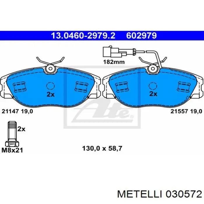 030359 Metelli Arandela de ajuste