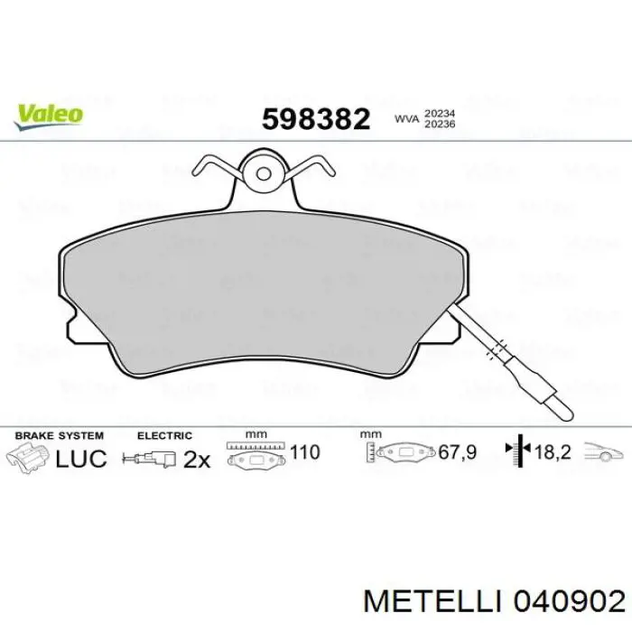 Comprar 040902 Metelli Cilindro de freno de rueda trasera