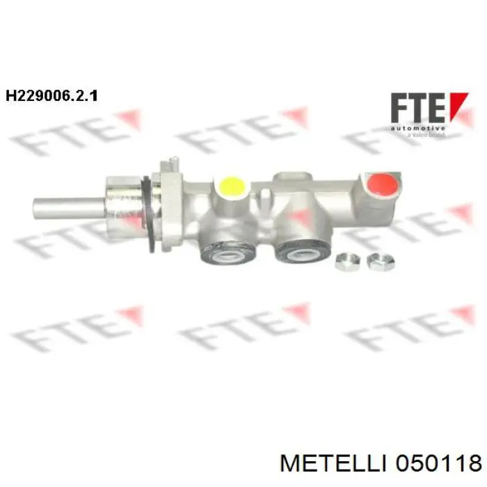 Cilindro maestro de frenos Metelli 050118 precio, desde 52,27 EUR