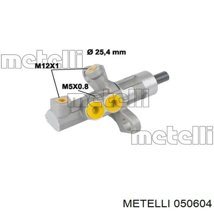 Cilindro principal de freno Metelli 050604