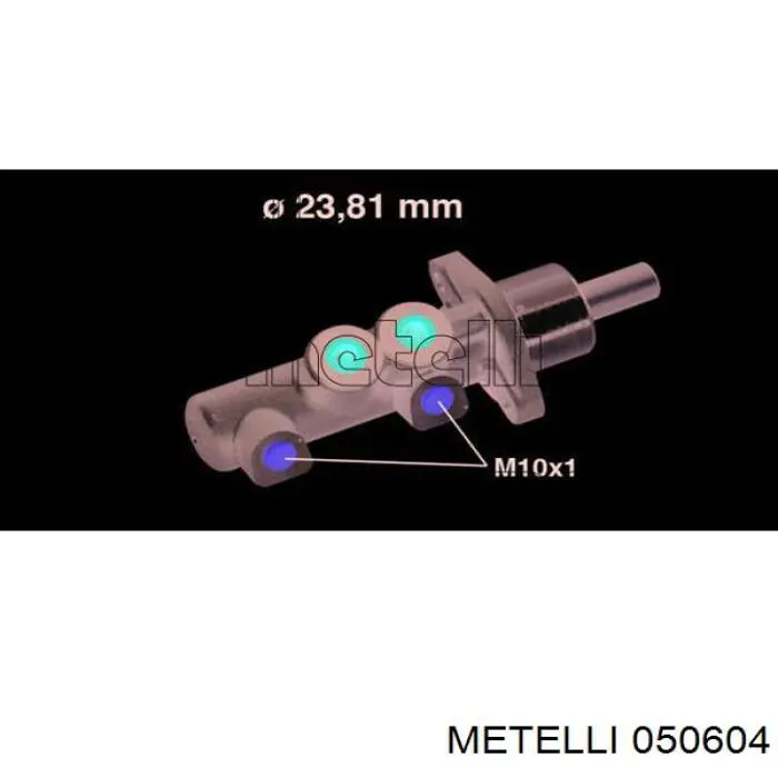 Cilindro maestro de frenos Metelli 050604 precio, desde 69,76 EUR