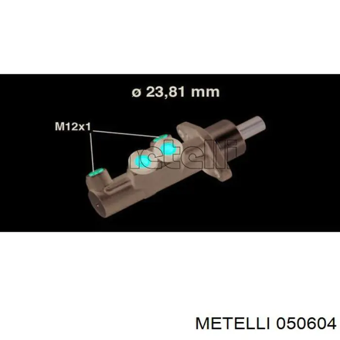 Comprar 050604 Metelli Cilindro maestro de frenos