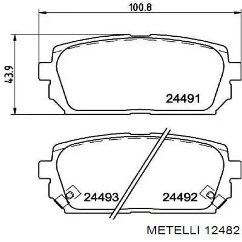 Guía de válvula Metelli 12482 precio, desde 3,24 EUR