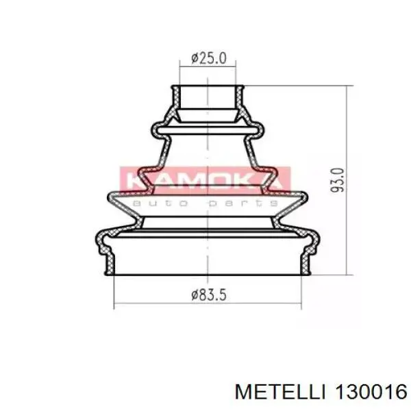 Fuelle, árbol de transmisión delantero exterior Fiat Fiorino 146 Uno