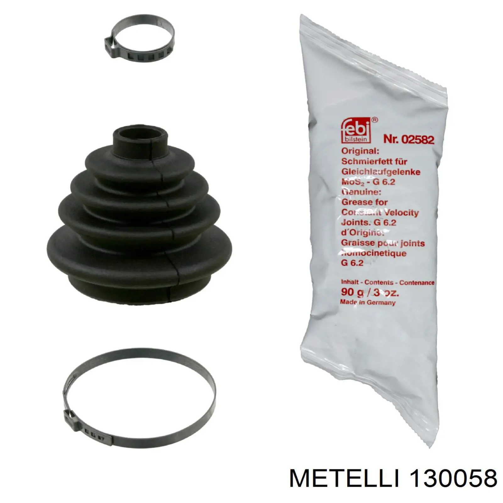 13-0058 Metelli fuelle, árbol de transmisión delantero exterior