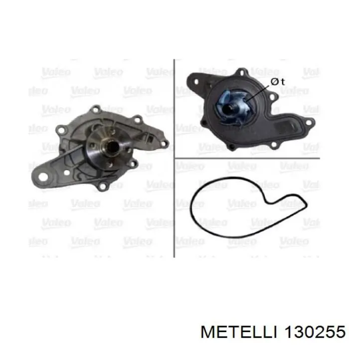 13-0255 Metelli fuelle, árbol de transmisión delantero exterior