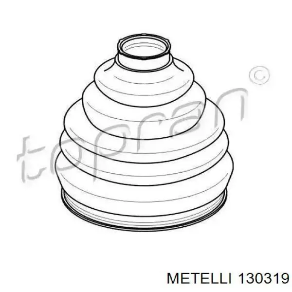 Fuelle de palier delantero exterior 130319 Metelli