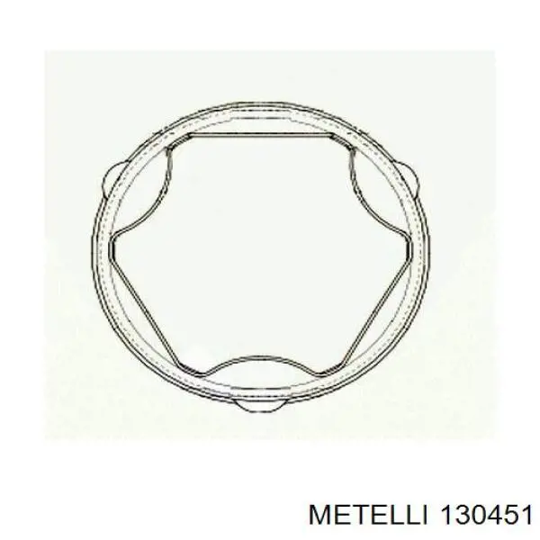 Fuelle exterior derecho de junta homocinética Metelli 130451 precio, desde 17,12 EUR