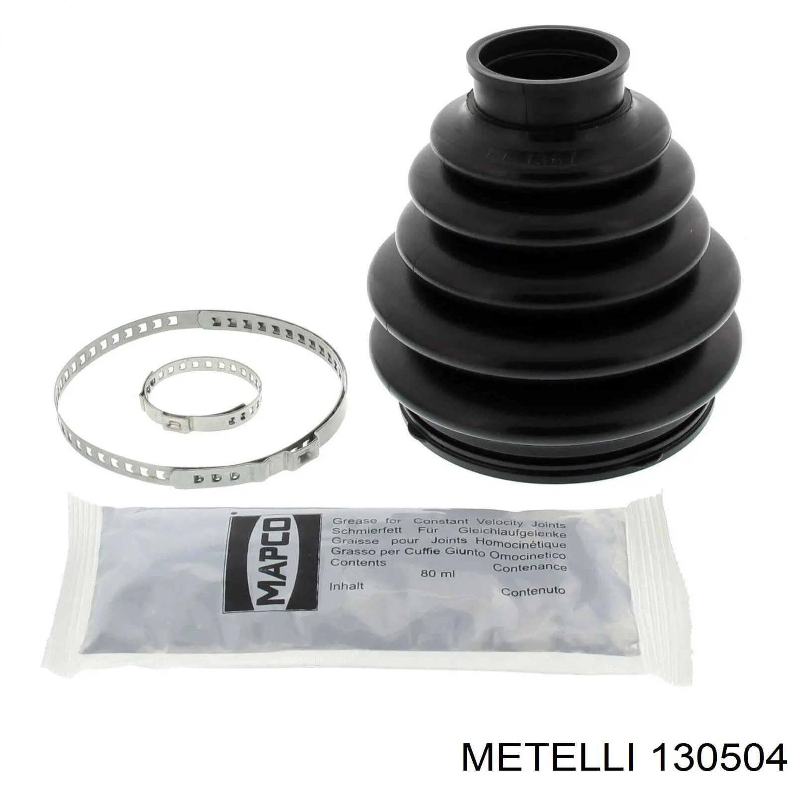 13-0504 Metelli fuelle, árbol de transmisión delantero exterior