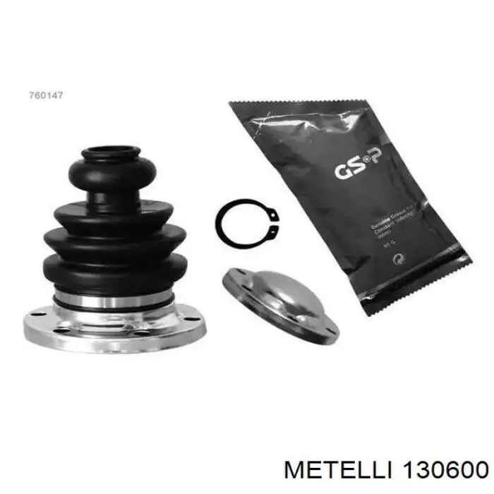 11338 Metalcaucho Fuelle transmisión delantero exterior