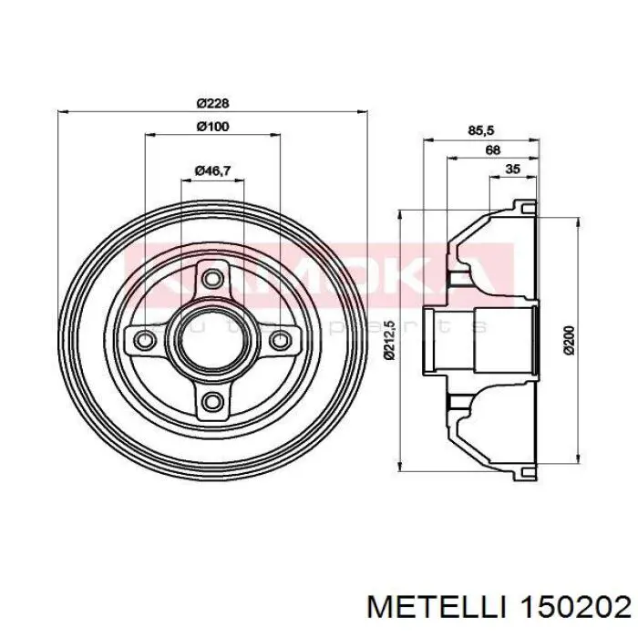 15-0202 Metelli junta homocinética exterior delantera