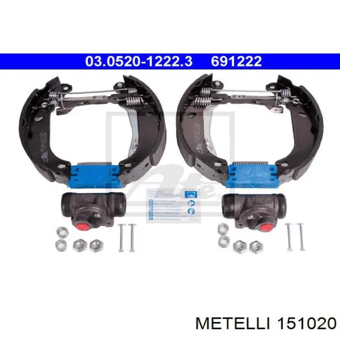 15-1020 Metelli junta homocinética exterior delantera