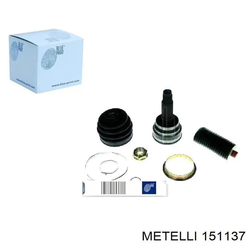 Junta homocinética exterior delantera Metelli 151137