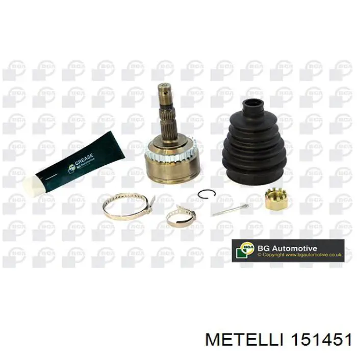 Junta homocinética exterior delantera Metelli 151451 precio, desde 24,23 EUR
