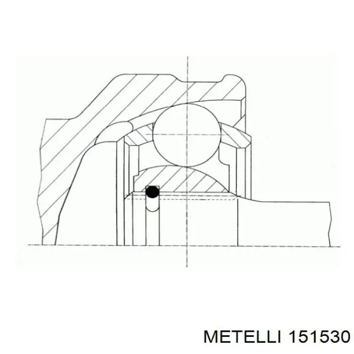 Junta homocinética exterior delantera Metelli 151530 precio, desde 47,30 EUR