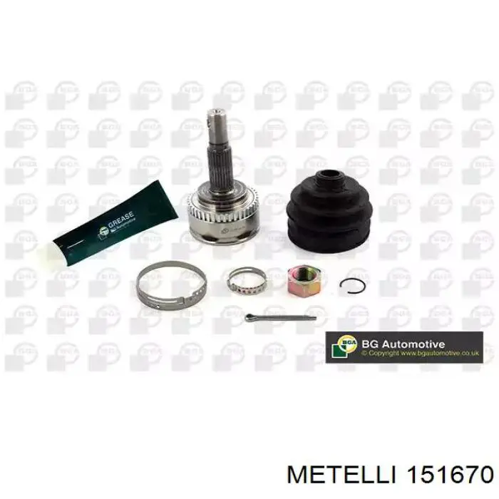 Junta homocinética exterior delantera Metelli 151670 precio, desde 47,07 EUR