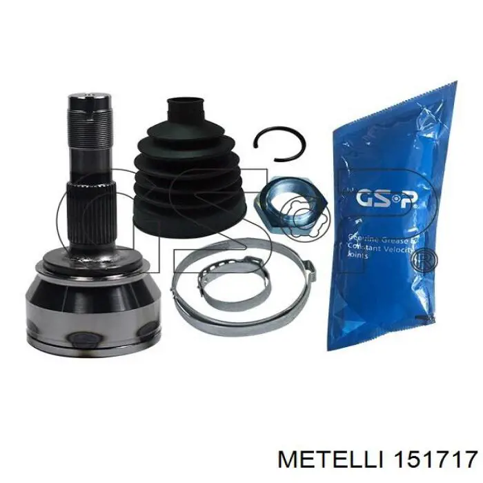 Junta homocinética exterior delantera Metelli 151717 precio, desde 41,58 EUR