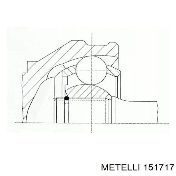 Junta homocinética exterior delantera Metelli 151717 precio, desde 47,30 EUR