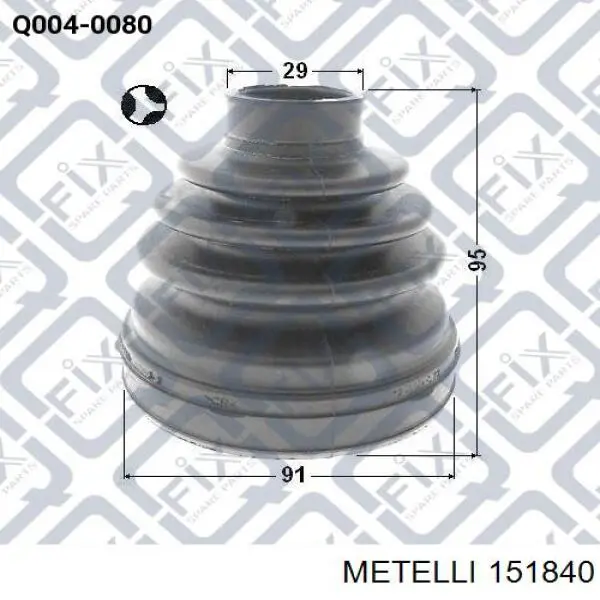 15-1840 Metelli junta homocinética exterior delantera