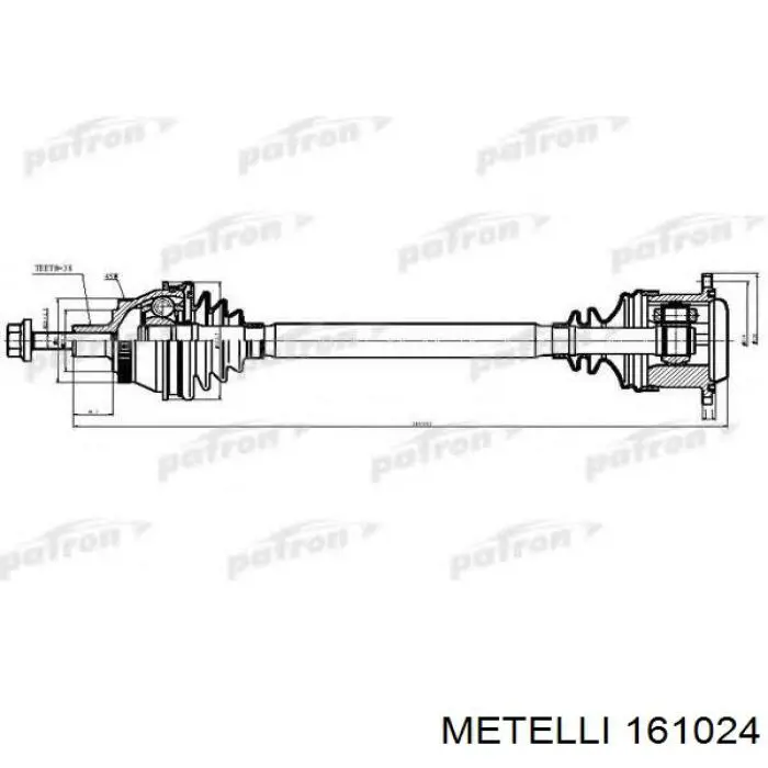 161024 Metelli Junta homocinética interna delantera