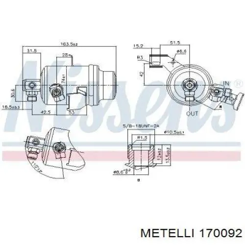 Semieje TDS0071 Magneti Marelli