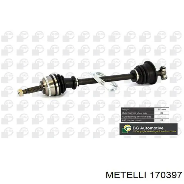 Comprar 170397 Metelli Semieje delantero izquierdo