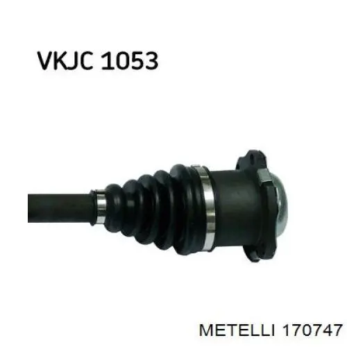 JZW407451KX VAG Semieje delantero izquierdo