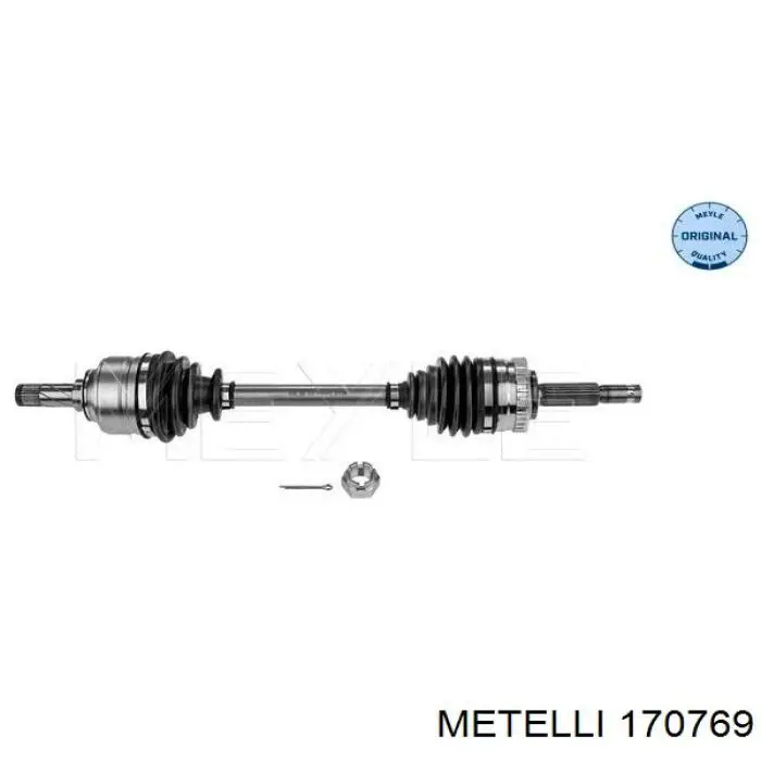 17-0769 Metelli árbol de transmisión delantero izquierdo