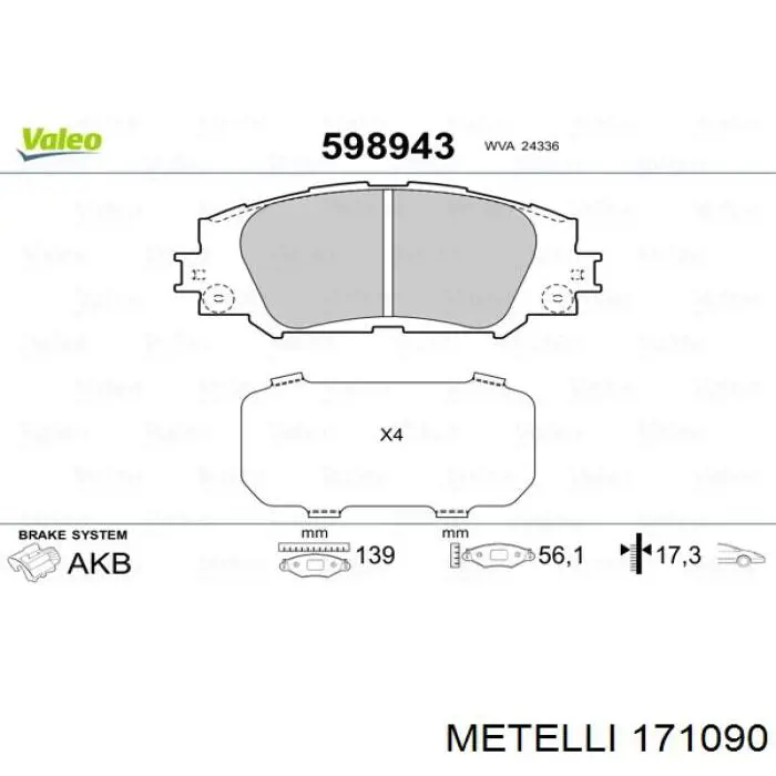 17-1090 Metelli árbol de transmisión delantero derecho