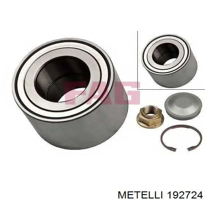 19-2724 Metelli cojinete de rueda trasero